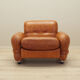 Leather armchair, Italian design, 1970s, production: Italy