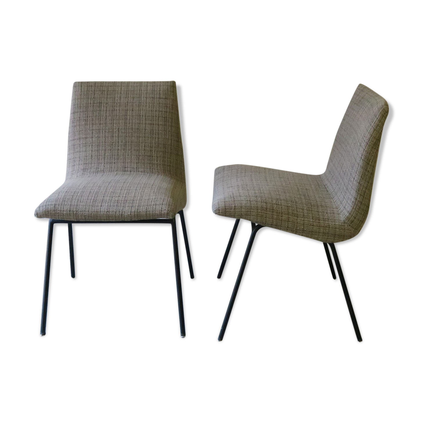 Paire de chaises de Pierre Paulin