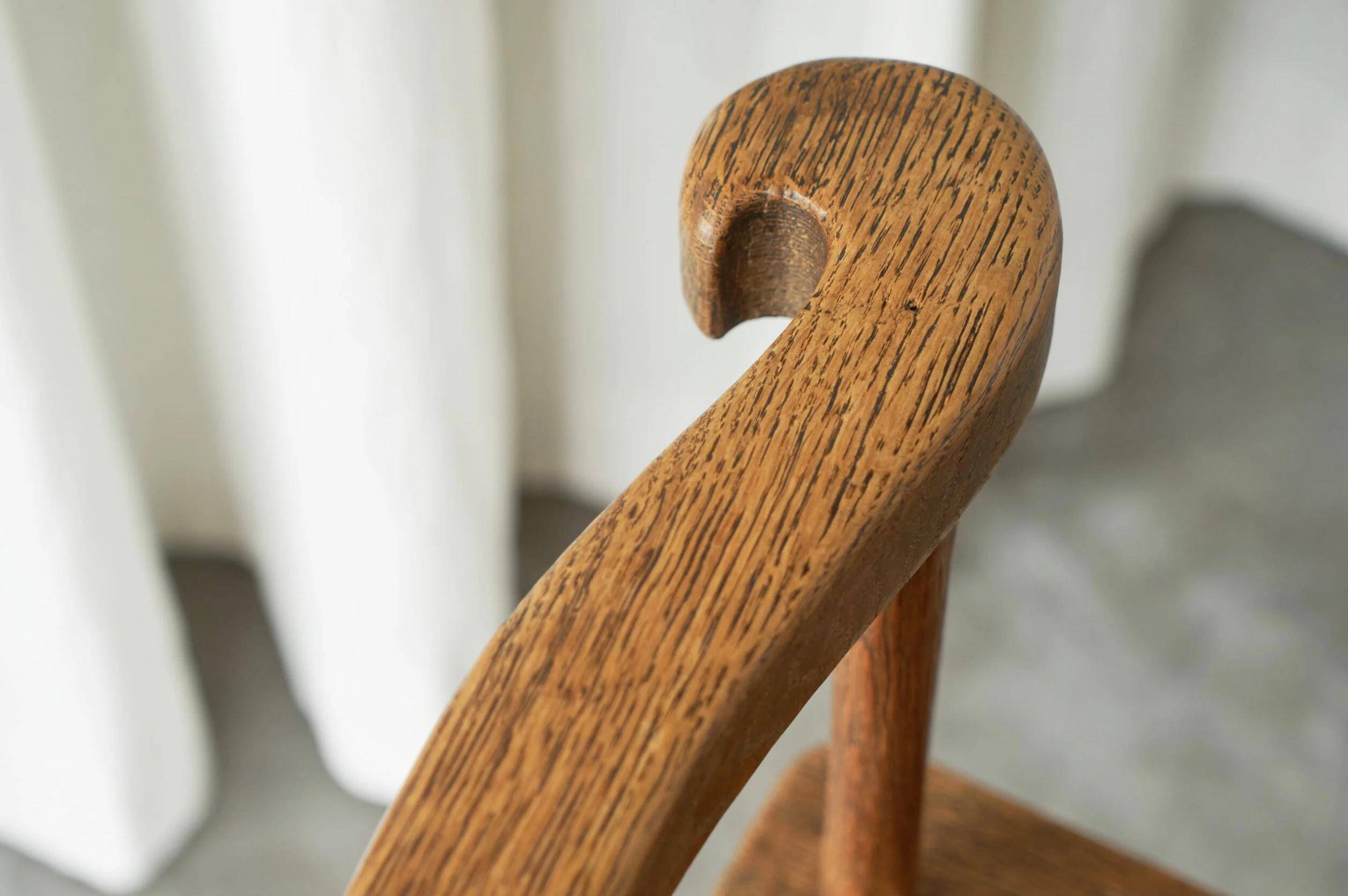 Traditional Armchair Folk Style in Oak 1930s