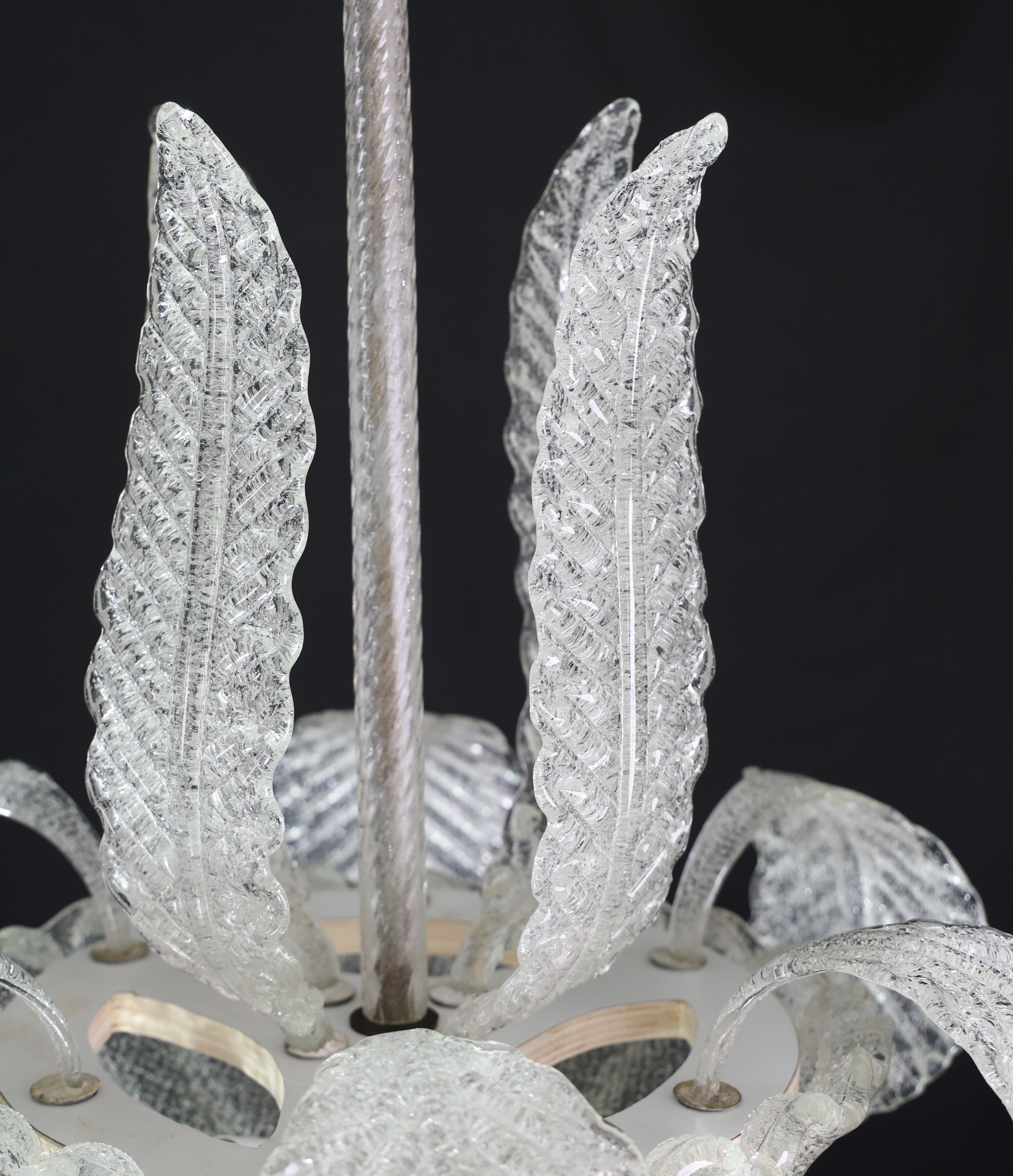 Lustre Art Déco élégant Barovier e Toso, Murano