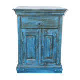 Extra furniture in old blue wood