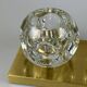 60s 70s peill & putzler cube wall lamp wall sconce ice glass space design