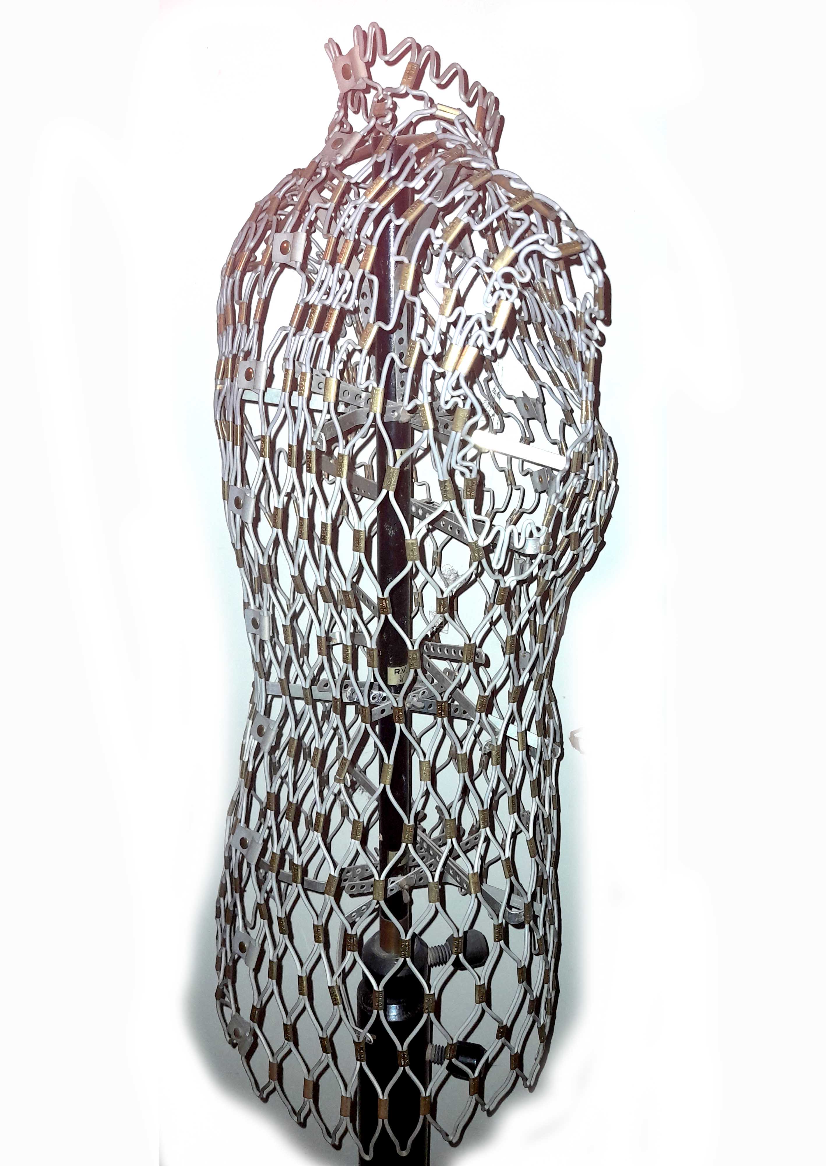 Vintage sewing model - adjustable female bust "ideal - jardin des modes paris" 1950