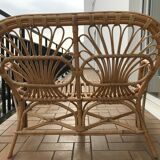 Rattan bench