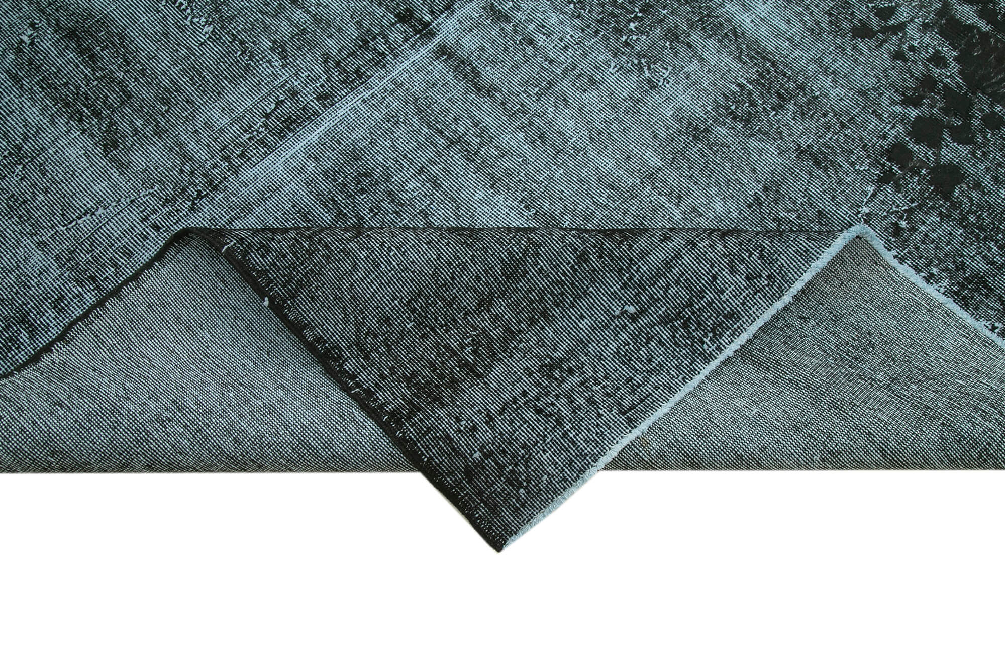 Handmade hi-low pile oriental 1970s 210 cm x 320 cm