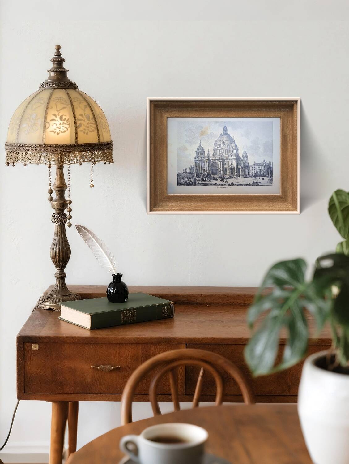 The Berlin Cathedral. Engraving printed in 1897.