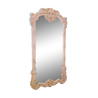 Large beige mirror