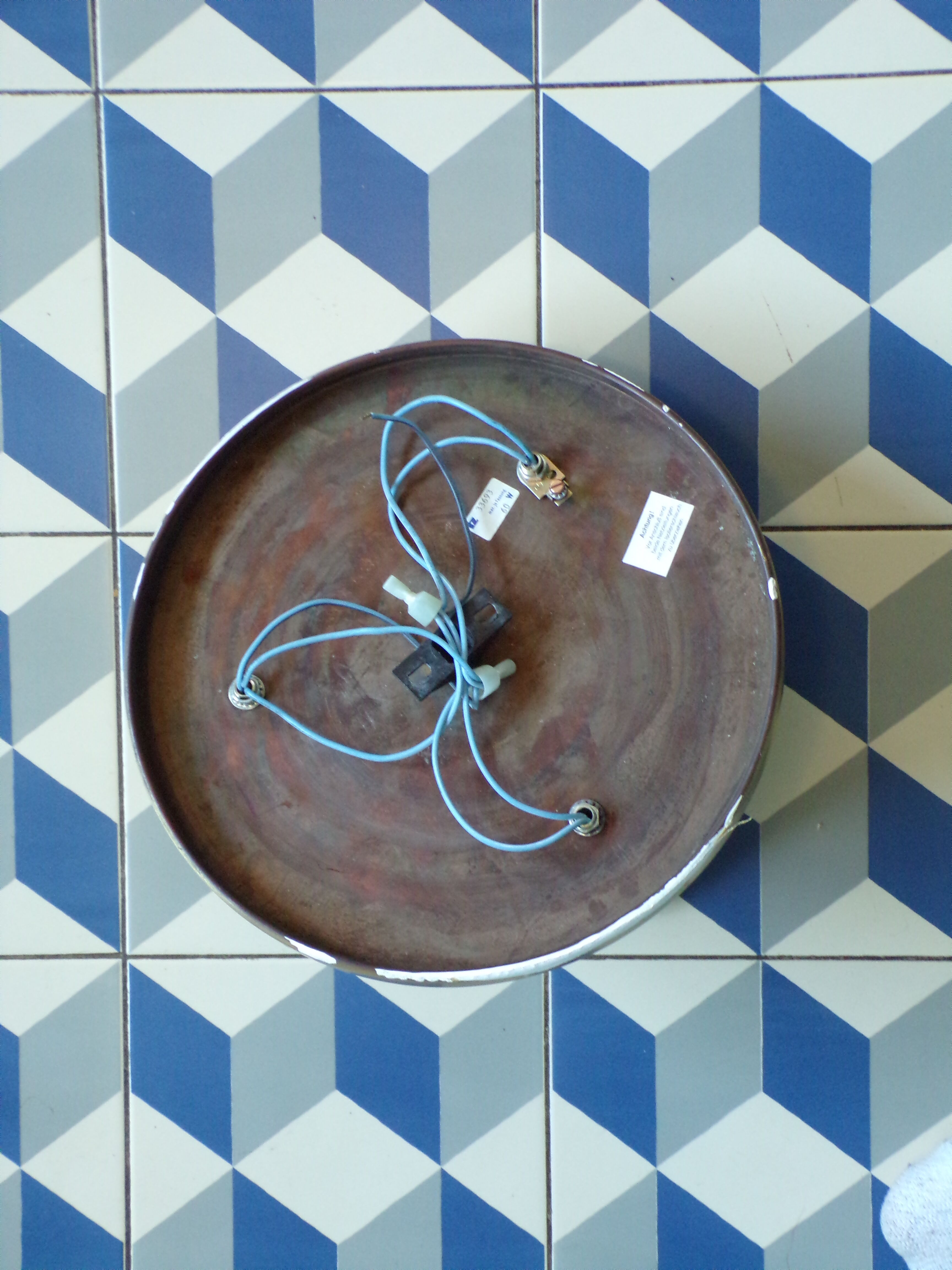 German ceiling lamp TZ Leuchten