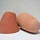 Four bells for seedlings in vintage terracotta