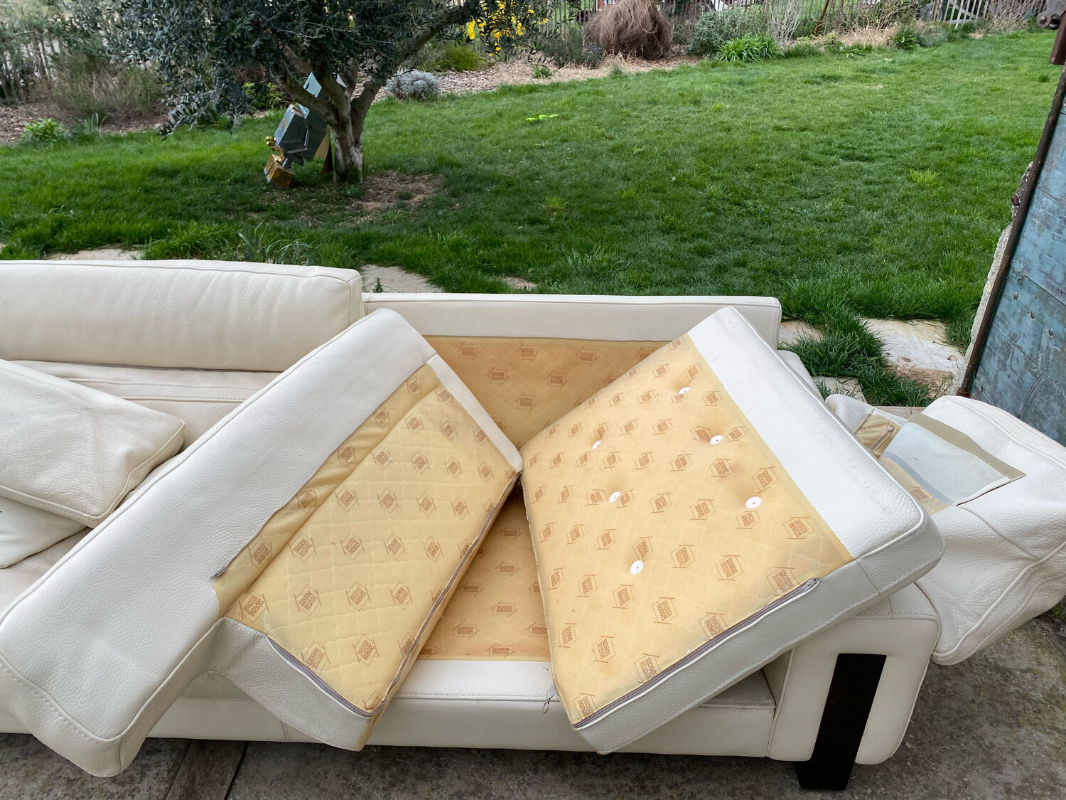 Roche Bobois leather sofa