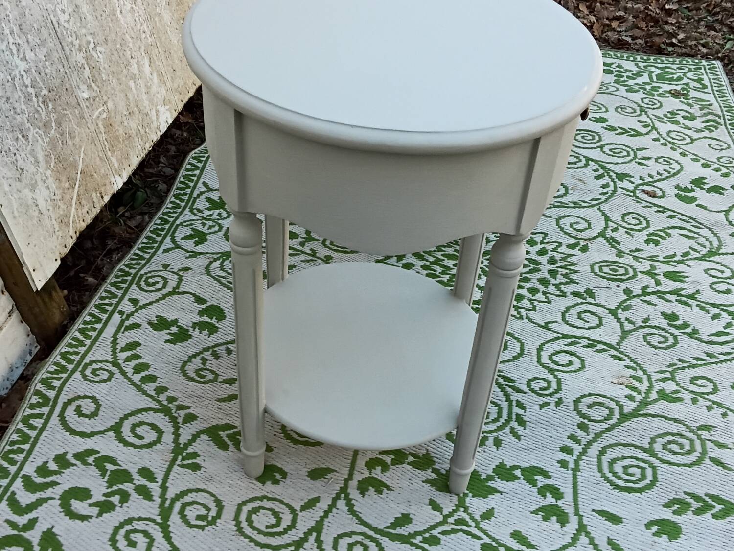 Large round bedside tables