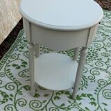 Large round bedside tables