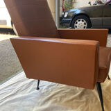 Pair of skaï armchairs