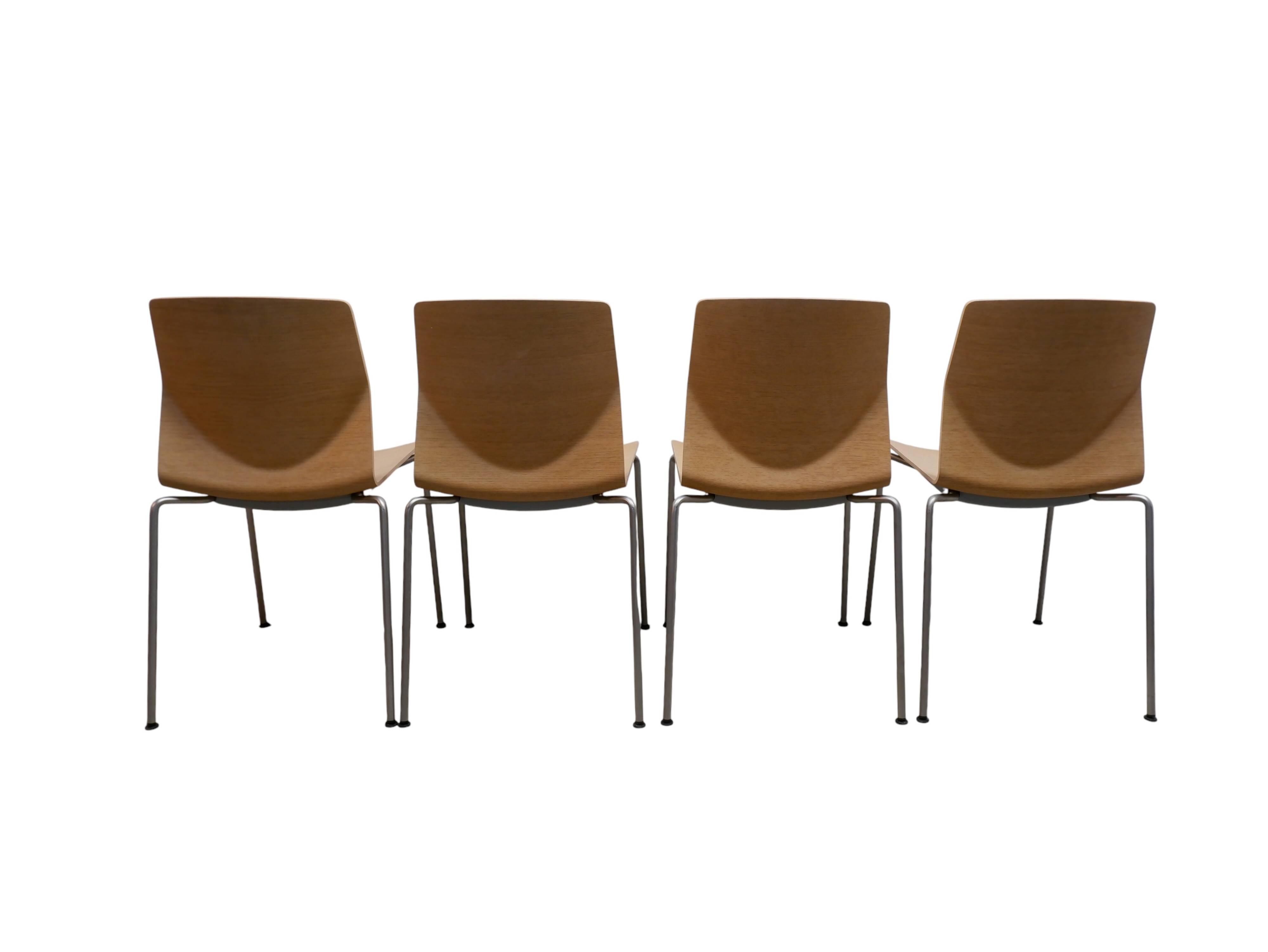 Set of 4 Lapalma Kai chairs