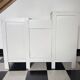 Renovated art deco asymmetrical storage unit