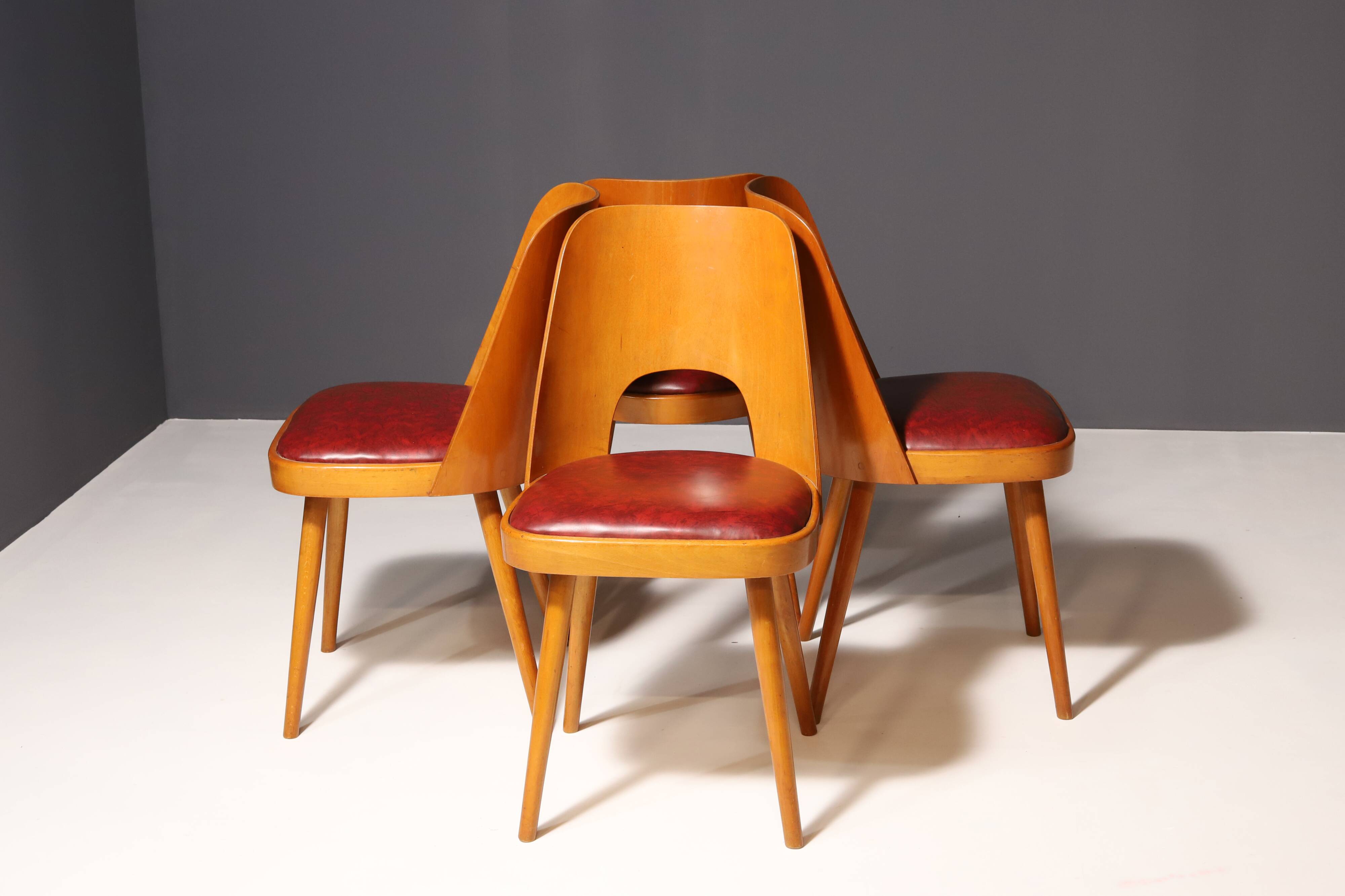 Mid Century dining chairs by Radomír Hofman, 1960´s, set of 4