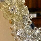 Mirror in Murano oval gold  45x50cm