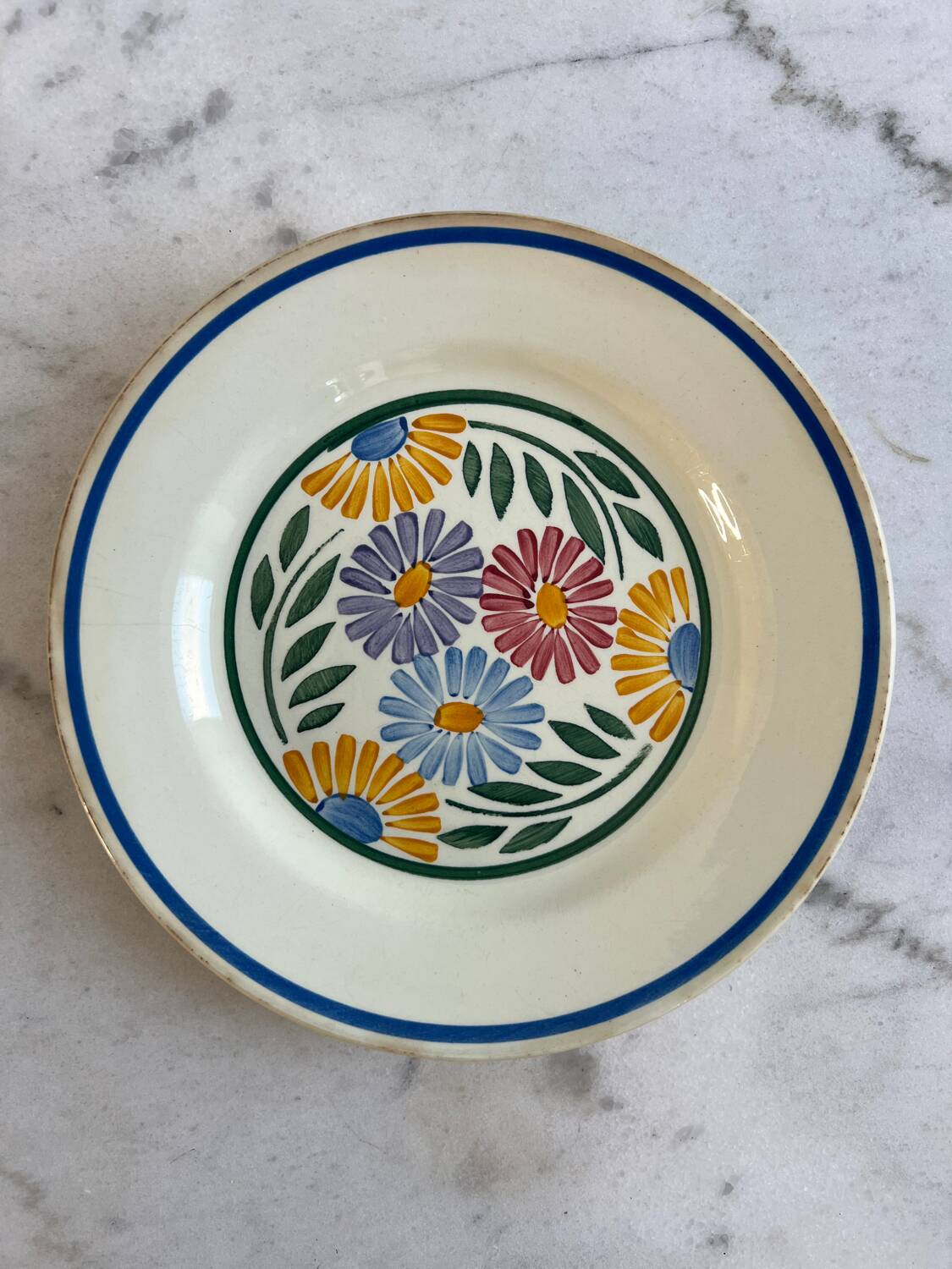 Josetti model plate with floral motif