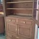 Vintage oak display cabinet