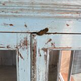 2-door painted glass window