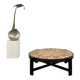 "Les Herbiers" coffee table by Roger Capron
