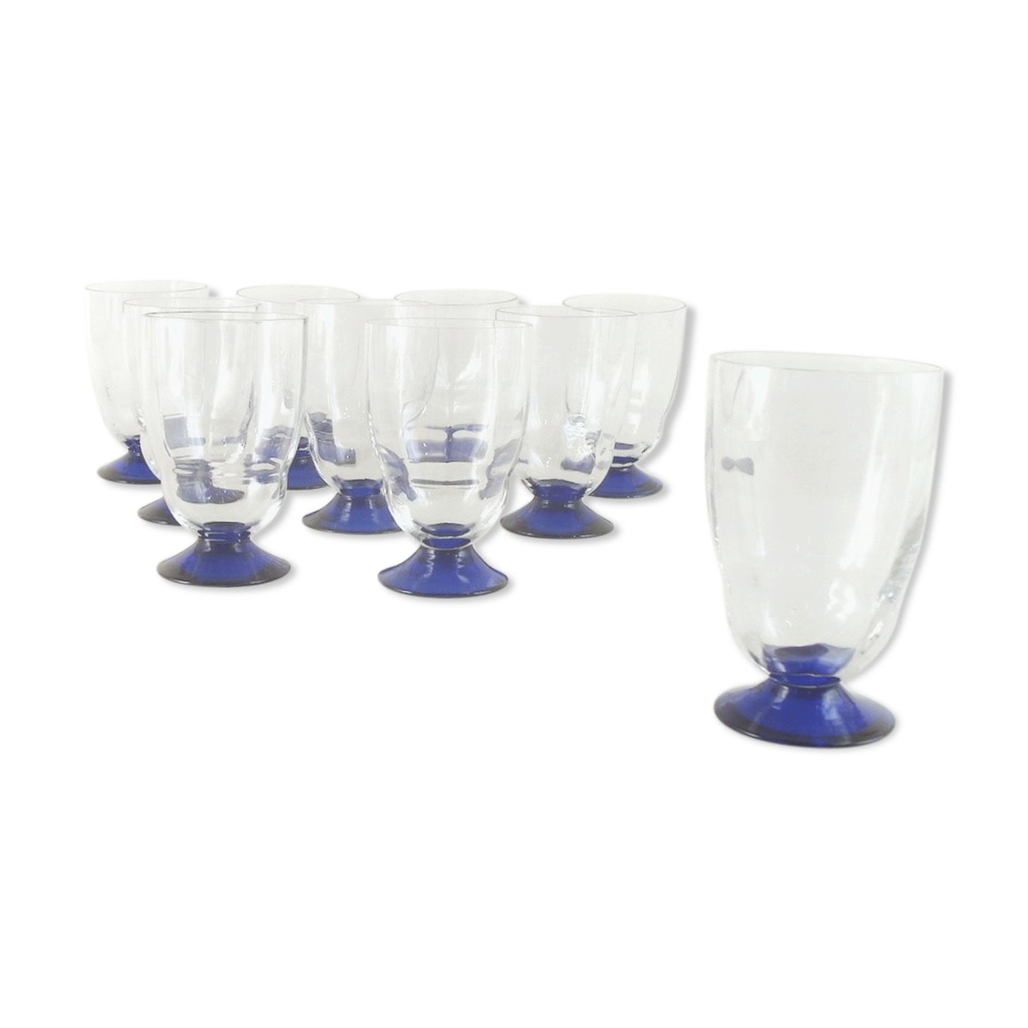 1930 glasses, blue feet