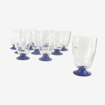 1930 glasses, blue feet