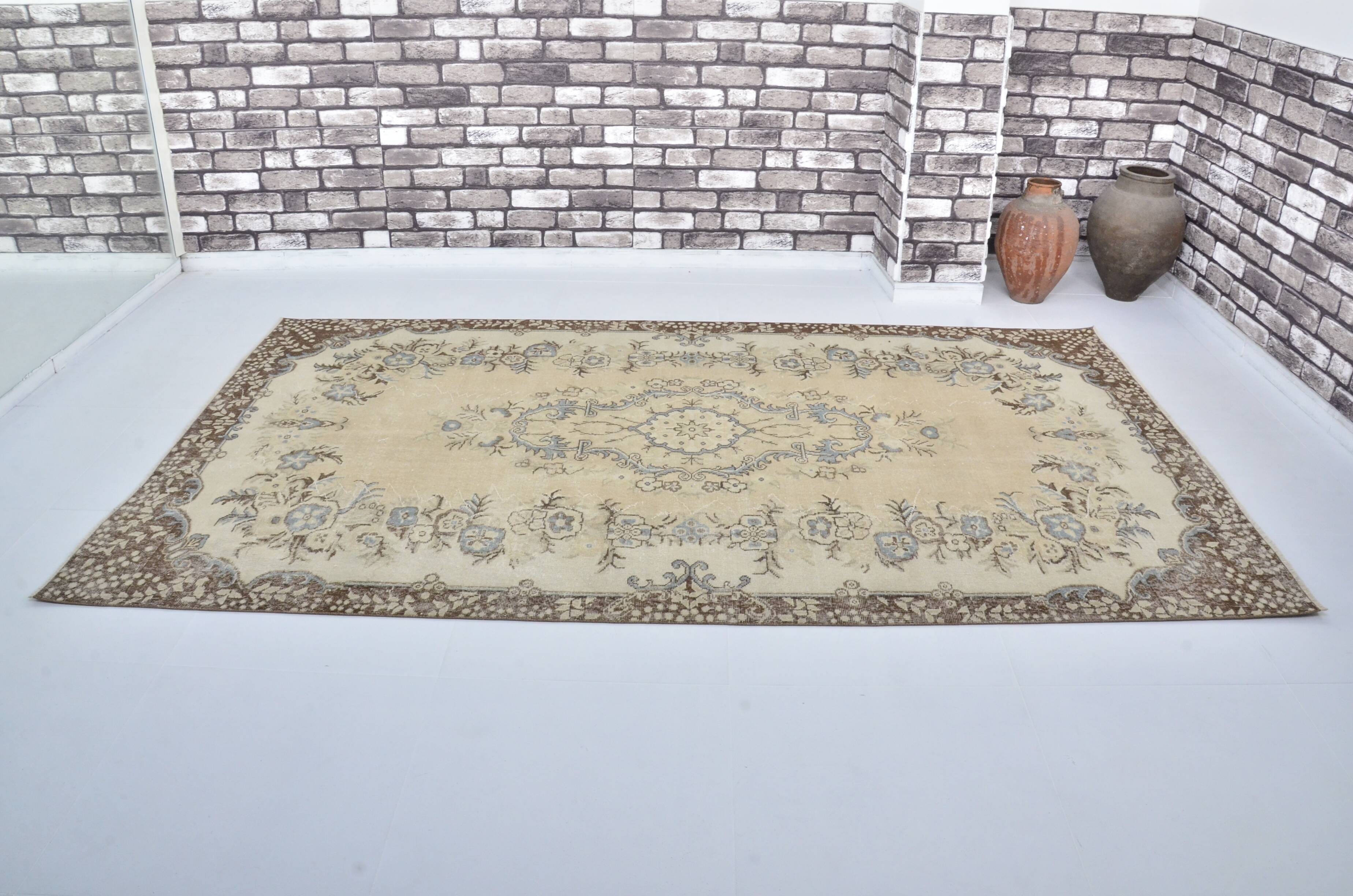Oushak Turkish Vintage Rug sku 3266