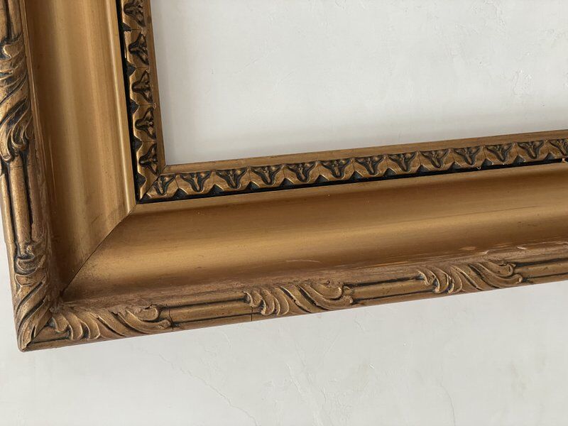 Old gilded frame