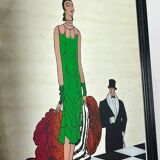 Vogue Magazine Cover 1925 Print, Eduardo García Benito art deco mirror