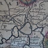 Map of the County of Flanders Belgium by Peter Schenck (1660 1718)