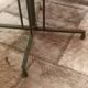 Wrought iron garden table