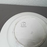 Set of six mismatched soup plates