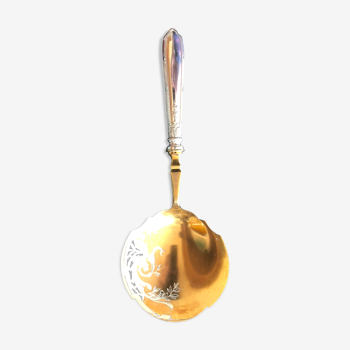 Old spoon silver metal