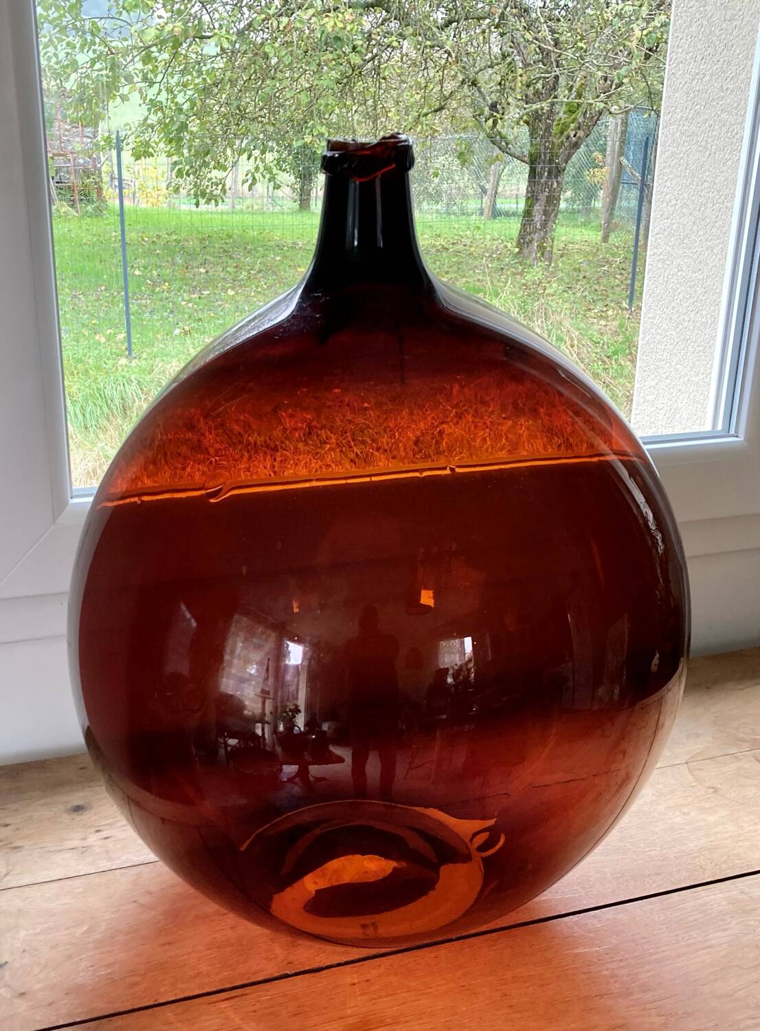Amber antique demijohn 50L