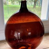 Old amber demijohn 50L