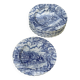 Set of 12 Myott dinner plates - Royal Mail - English Staffordshire earthenware