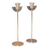 Pair of candlesticks on foot