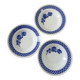 3 vintage deep plates 220638