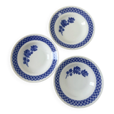 3 vintage deep plates 220638