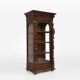 Baroque Style Display Case in Oak, Belgium, 1950s
