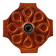 1960s/1970s Ceramic Wall Sconce, Mid-Century Space Age Design