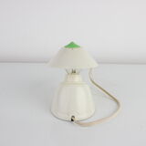 Lampe de table ou murale en bakélite blanche du milieu du siècle, années 1960