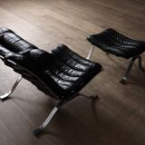 Arne Norell Ari lounge chair with ottoman Sweden 1966