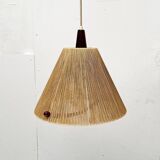 Teak pendant lamp Type 324 from the mid-century by Temde, 1960s.