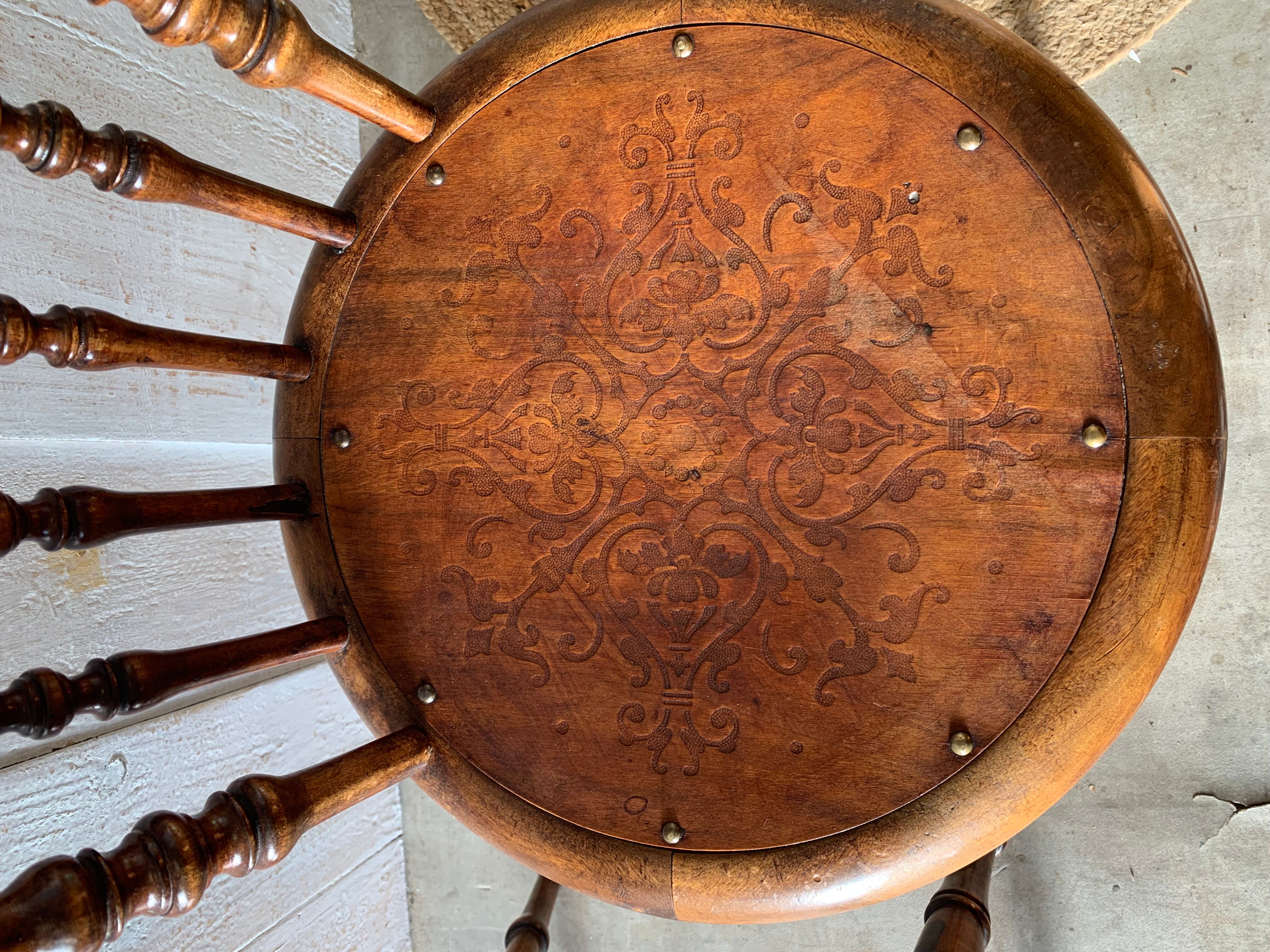 Pair of bistro chairs