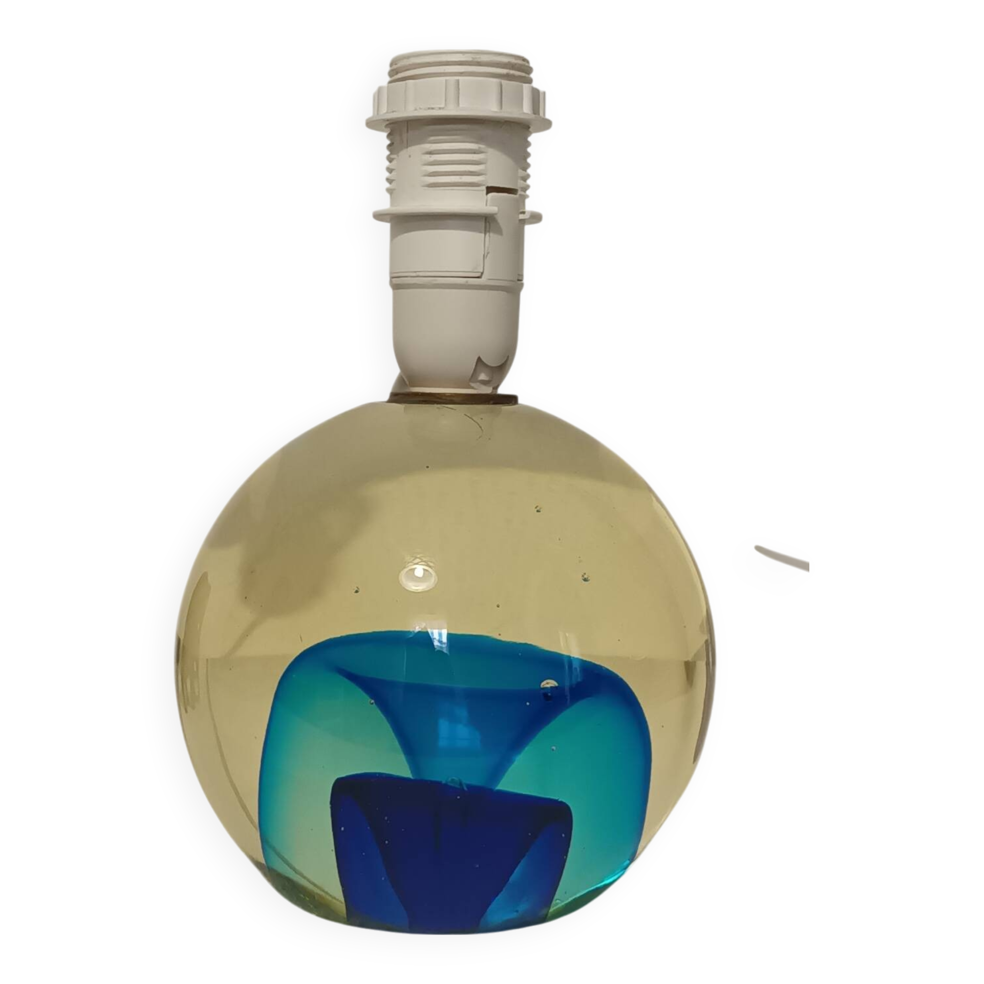 Vintage Murano ball lamp base