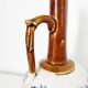 Saint Uze small vase / jug earthenware steel clay