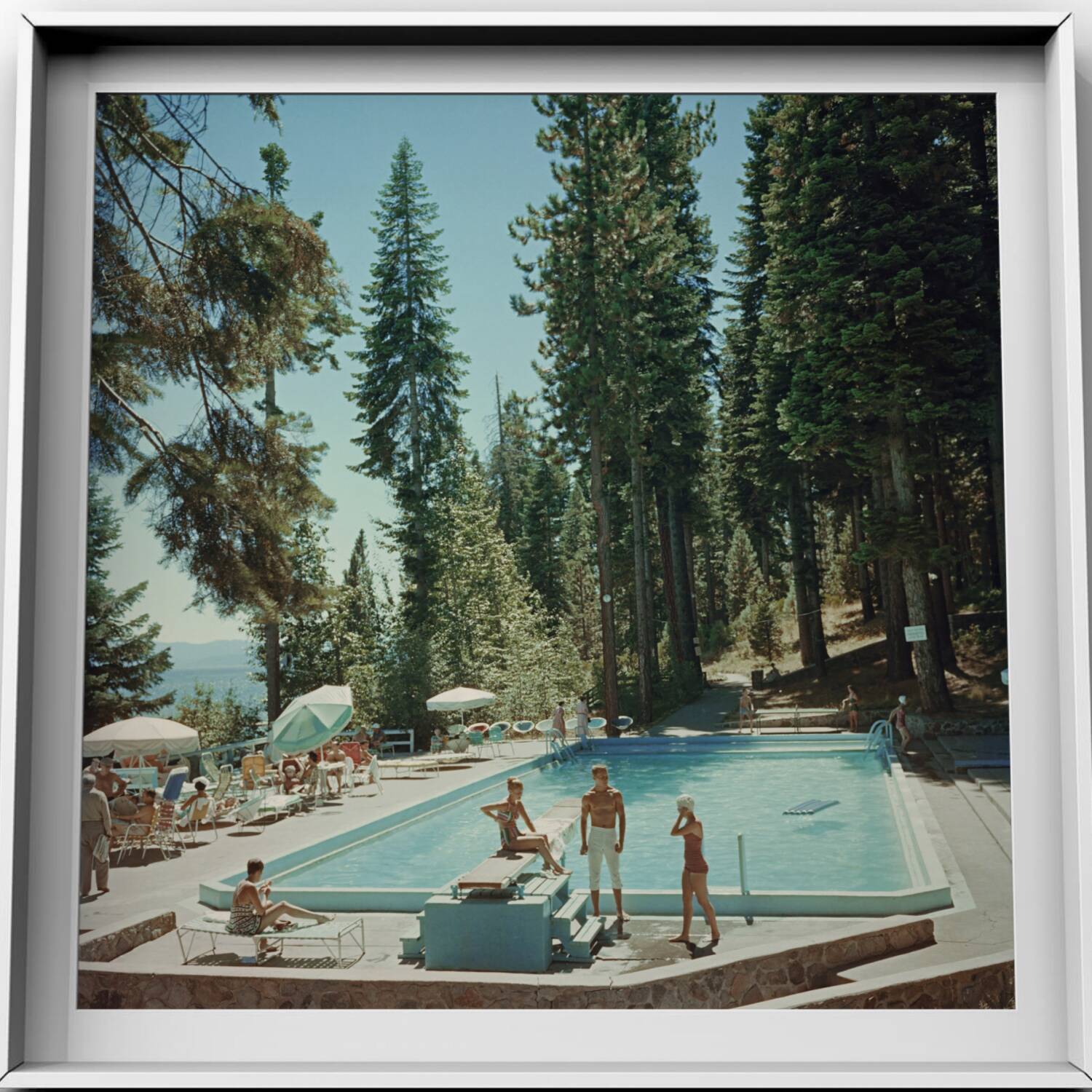 Excursion au lac Tahoe – Slim Aarons (1959), tirage d'art chromogénique