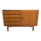 Sideboard 4 drawers 1 door 1960s